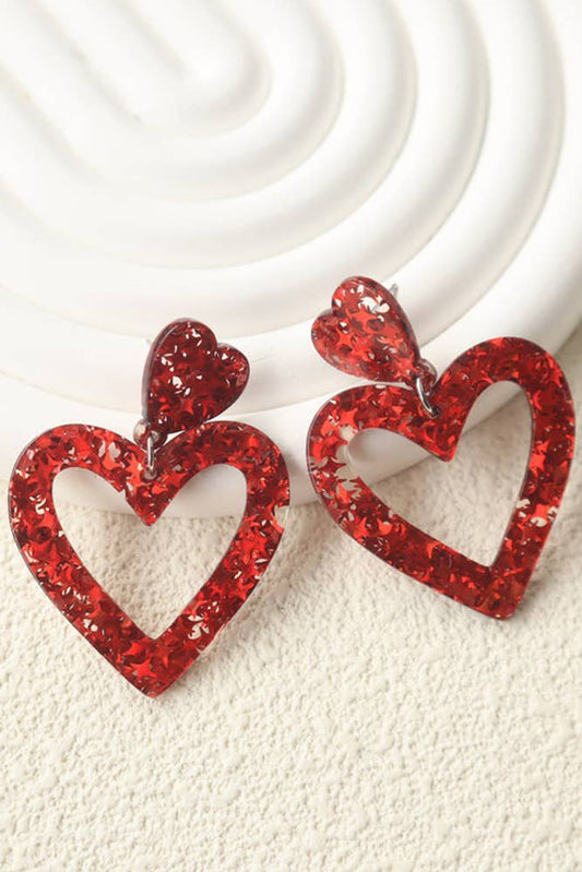 Valentine's Day Heart Shape Earrings