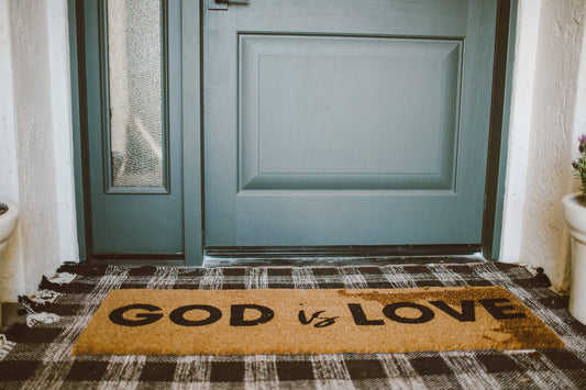 God is Love | XL Doormat
