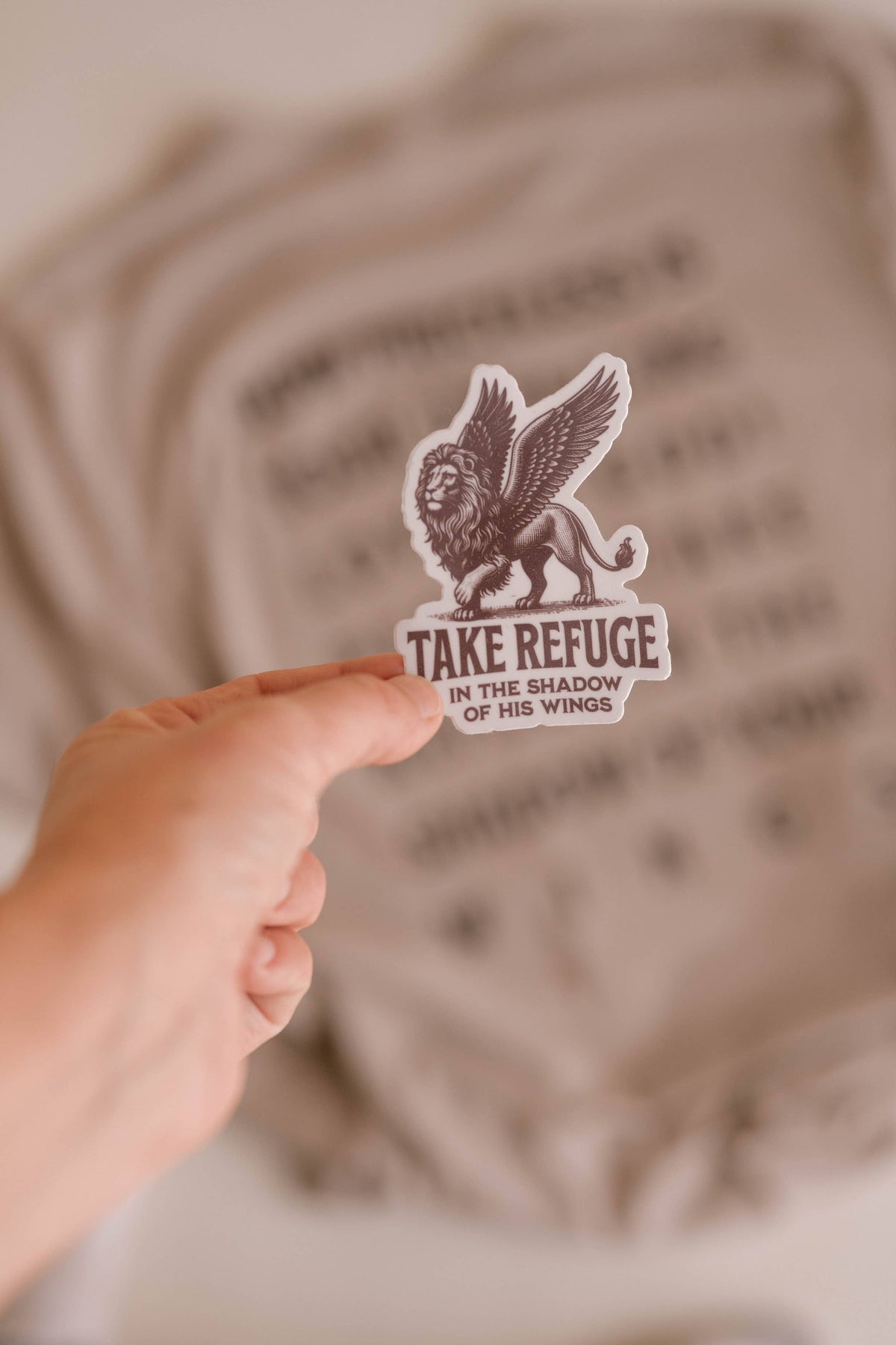 Take Refuge Sticker