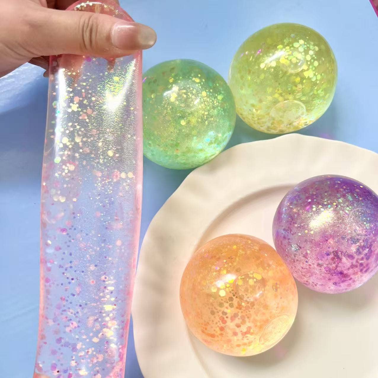Glitter Ball Squishy {FINAL SALE}