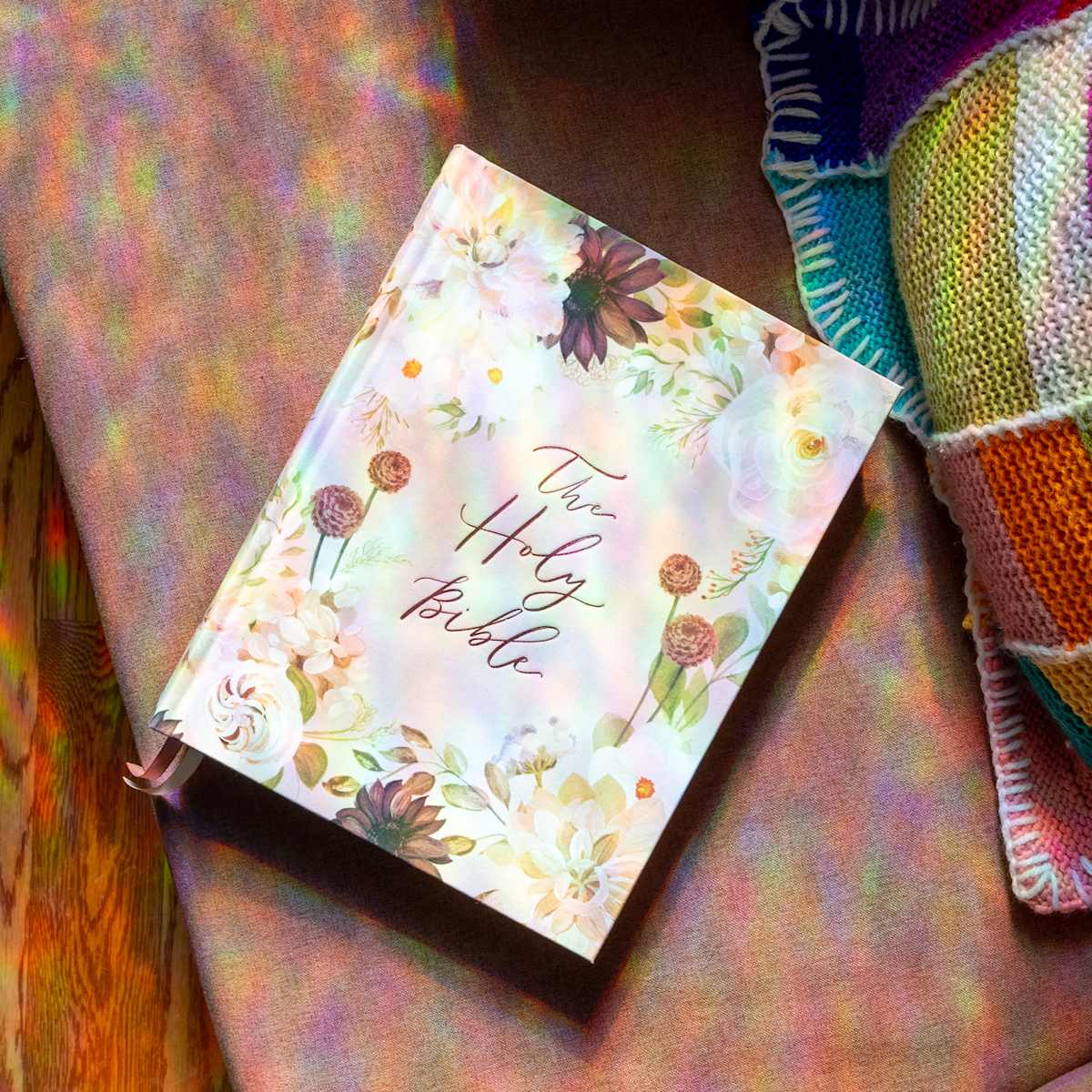 CSB Large Print Bible | Blush Garden
