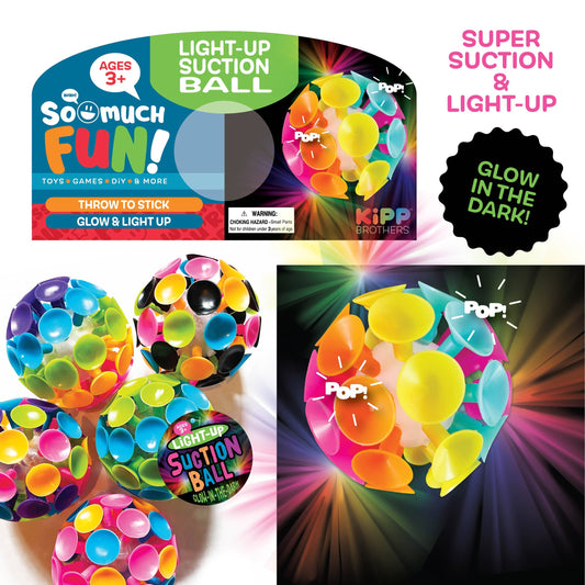 Light Up Suction Fidget Toy