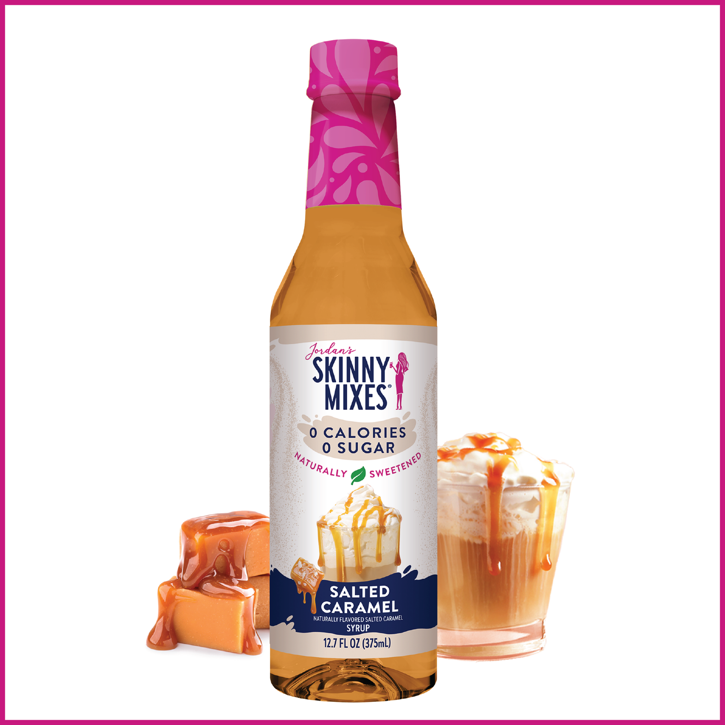 Naturally Sweetened Salted Caramel Syrup - 375ml