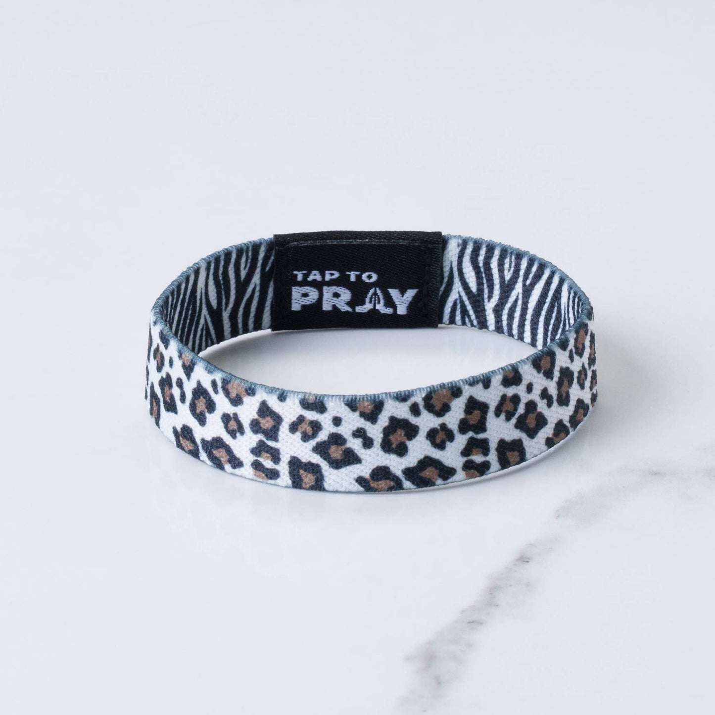 Tap To Pray Wristbands: Safari Zebra