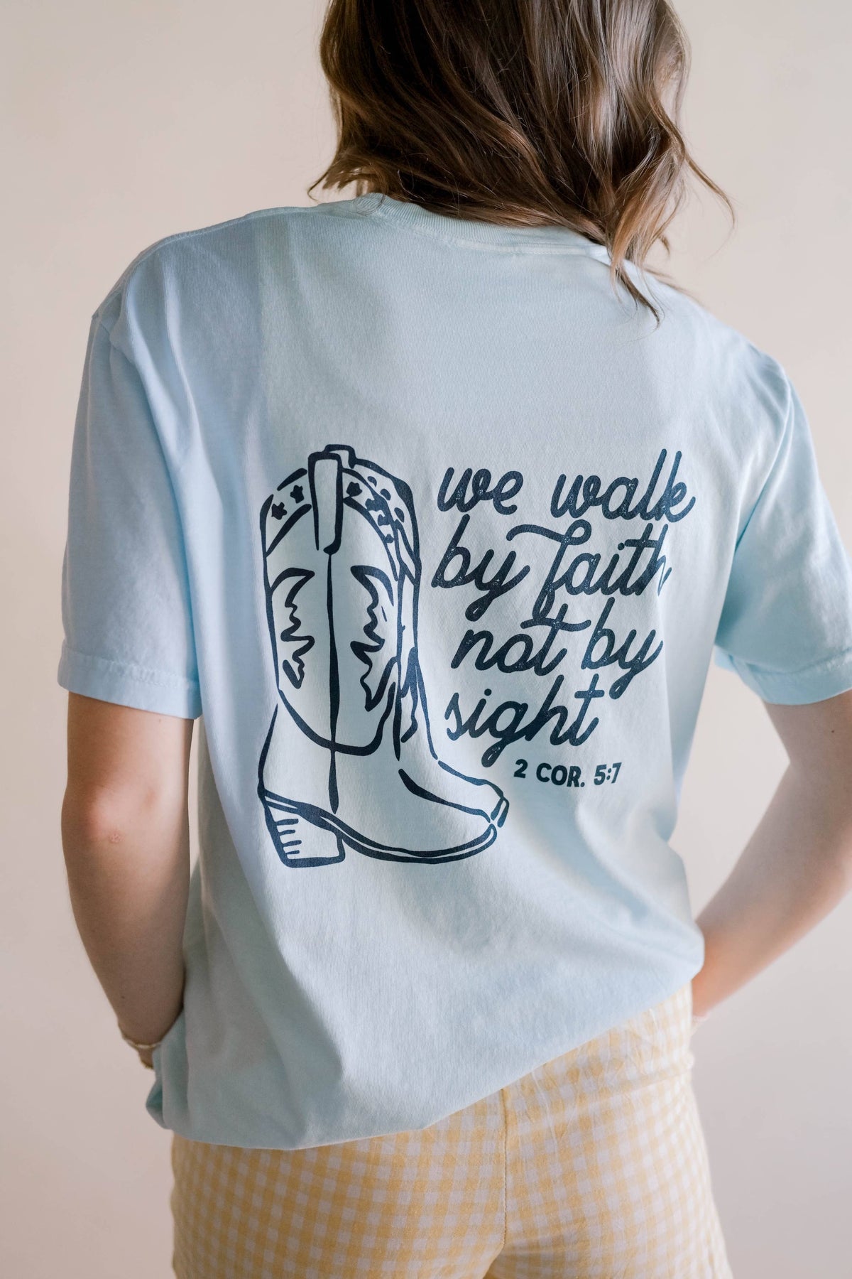 Walk By Faith Pocket Tee