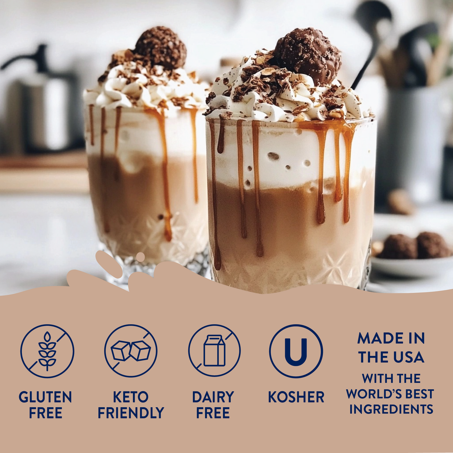 Sugar Free Chocolate Caramel Truffle Syrup