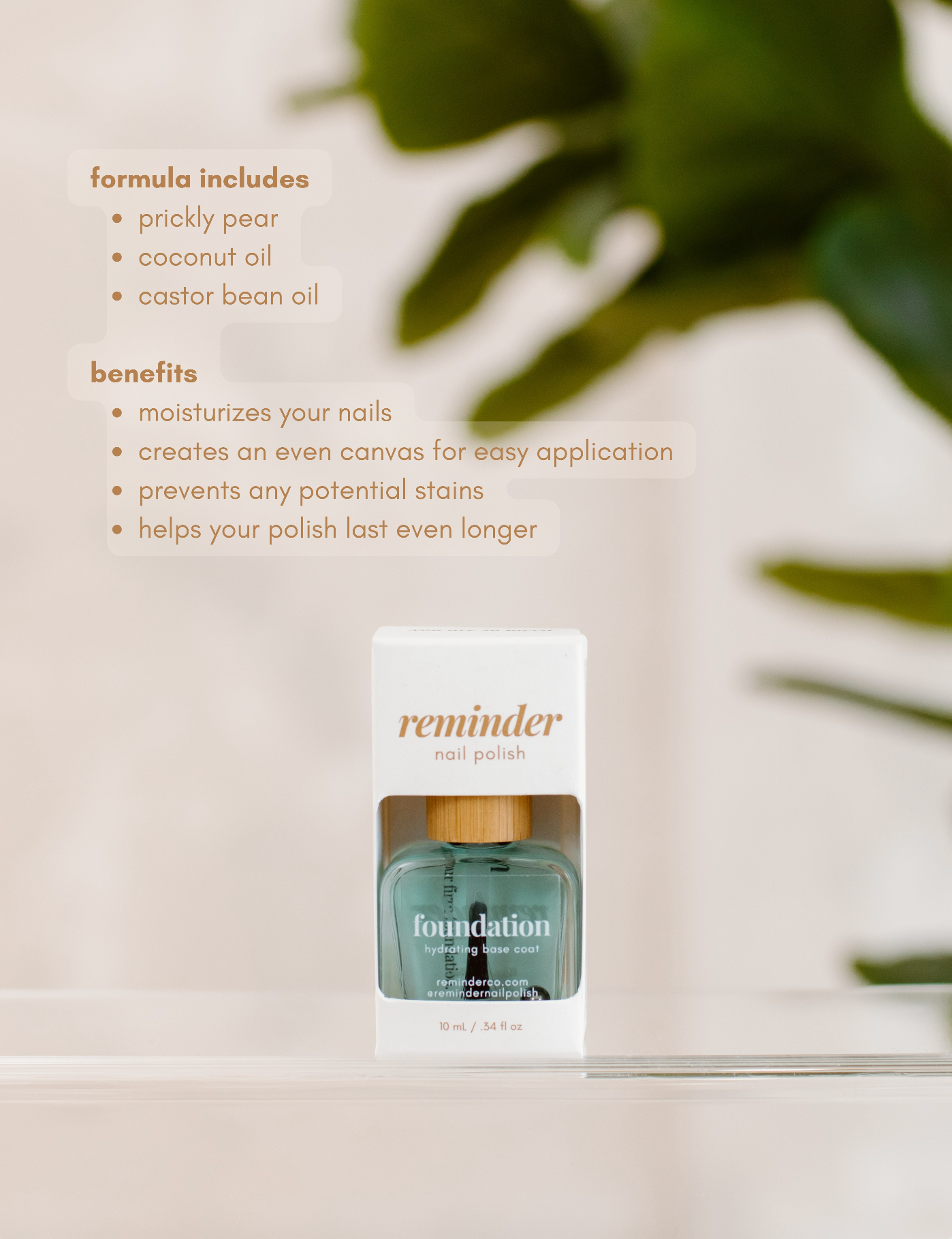 Foundation : Hydrating Base Coat