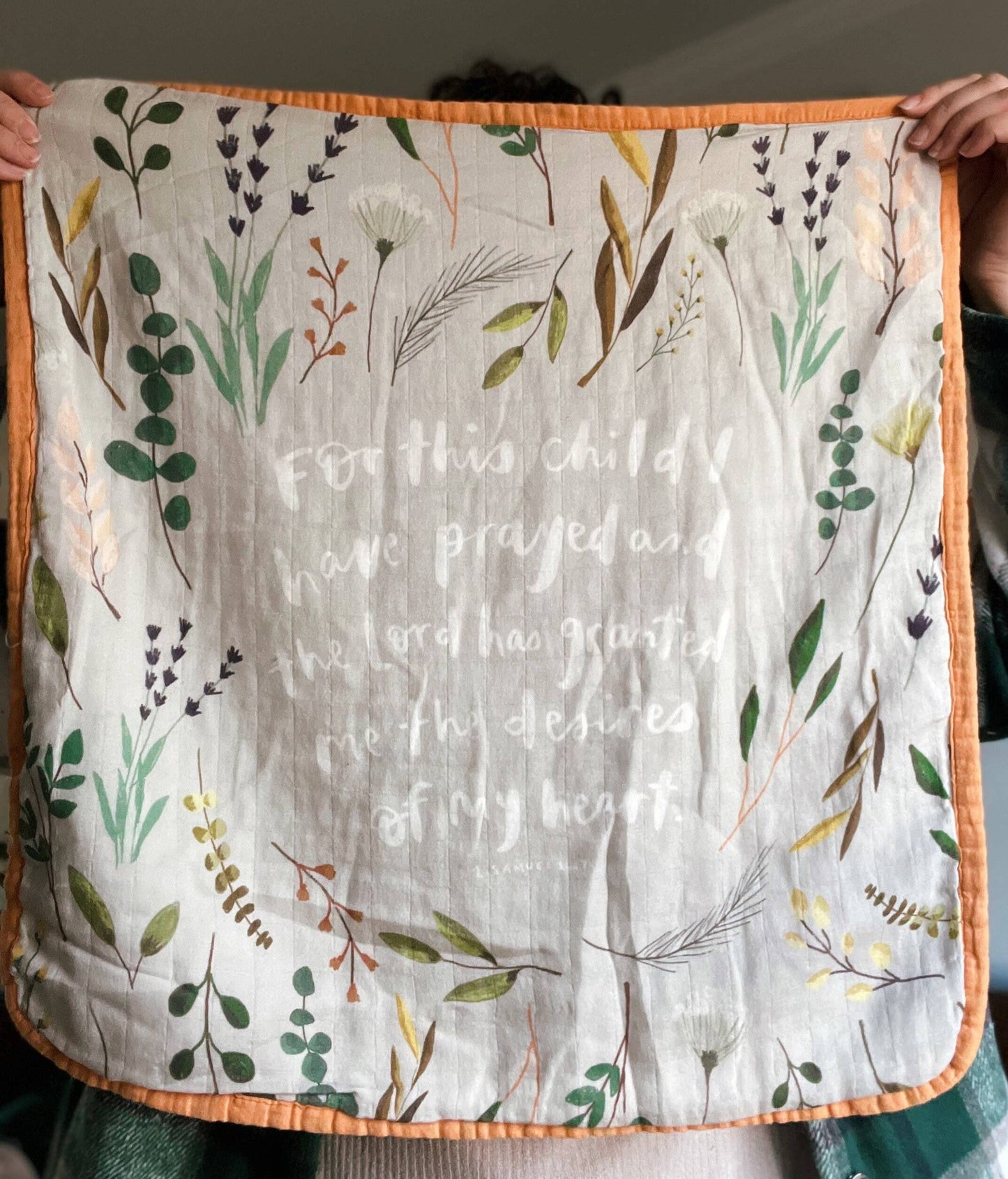 Mini* For This Child I Have Prayed Bamboo/Cotton