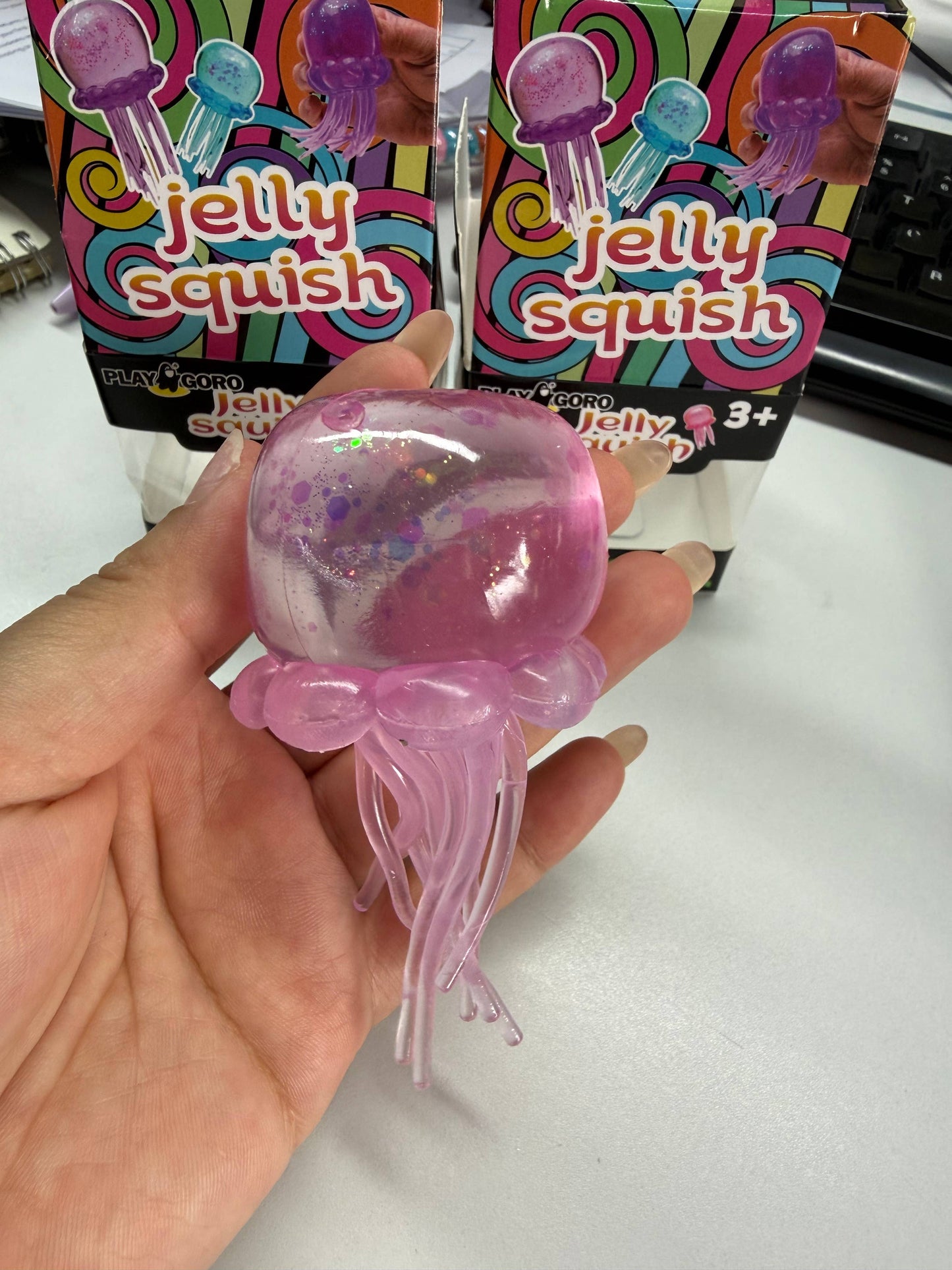 Glitter Jellyfish Squishy {Final Sale}
