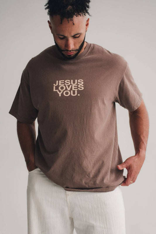 Espresso JESUS LOVES YOU Tee