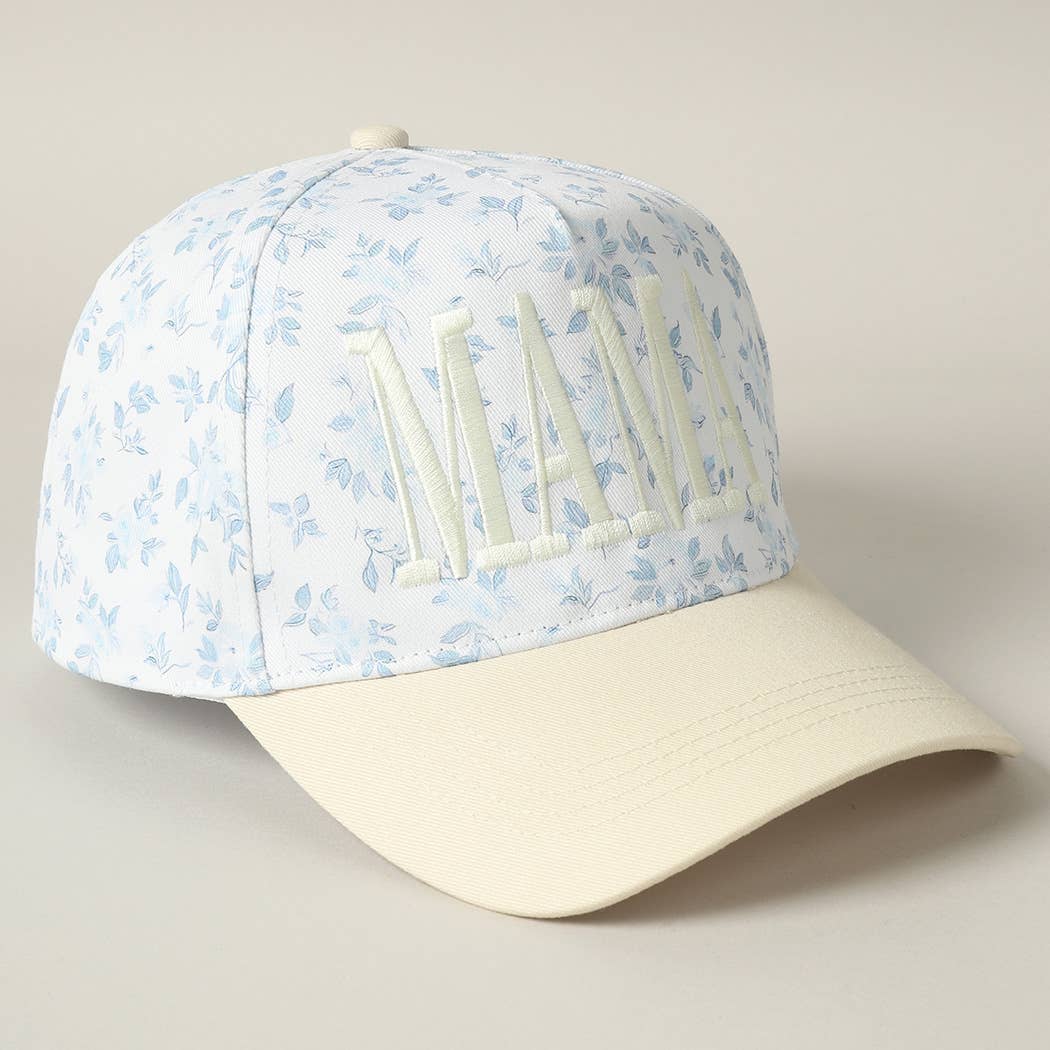 MAMA Floral Trucker Hat