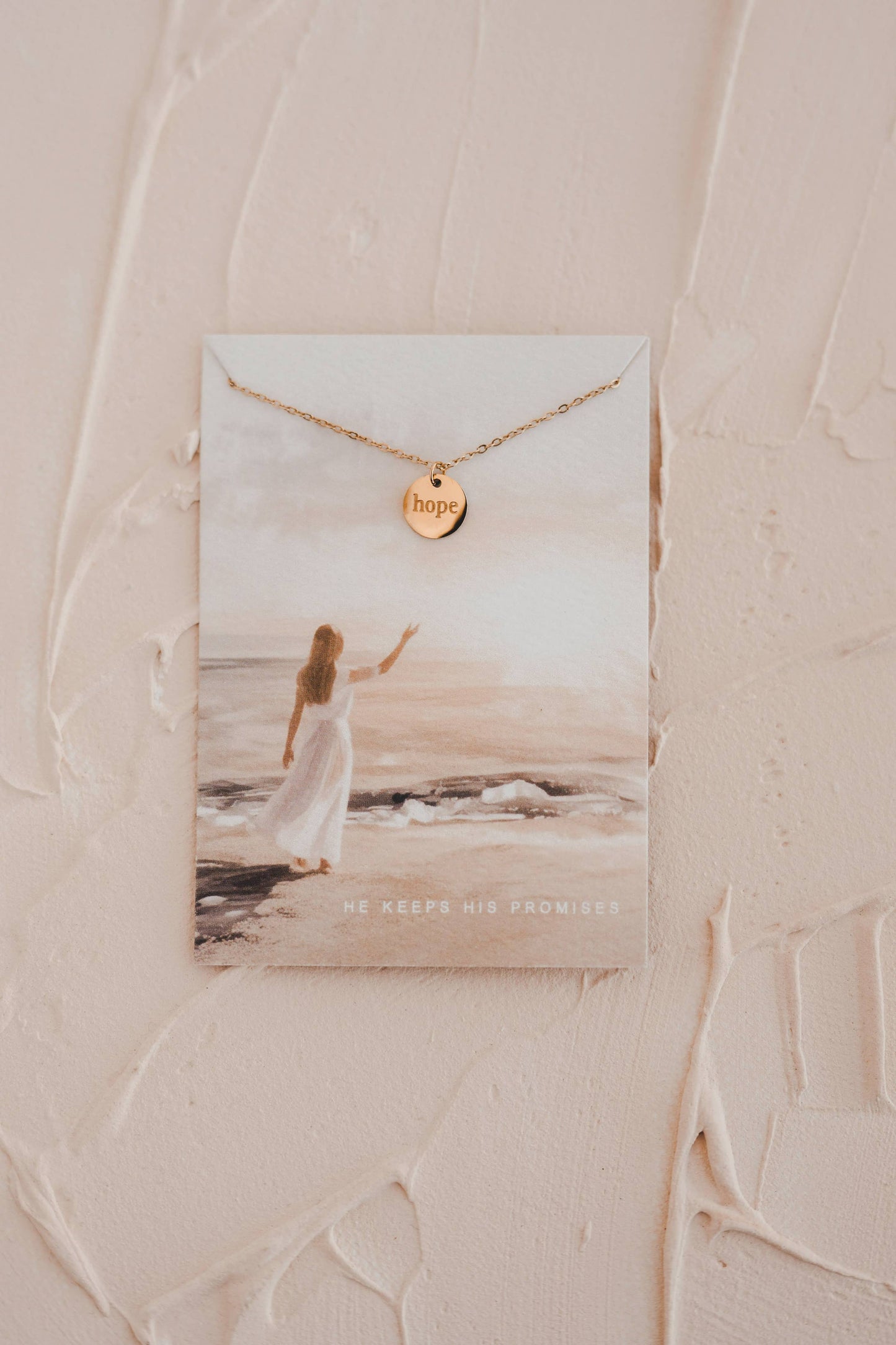 Hope Disc Necklace