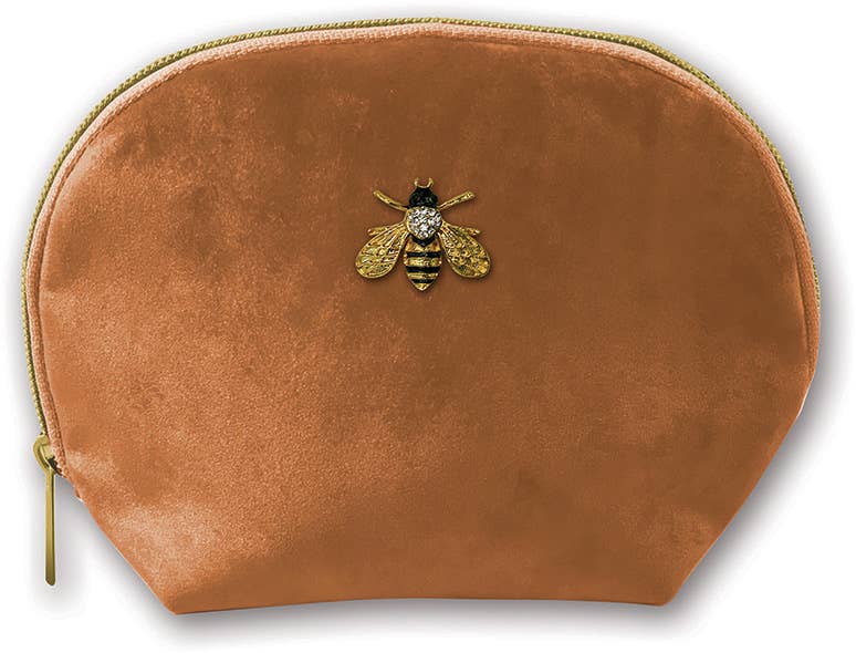Velvet Bee Clamshell Bag