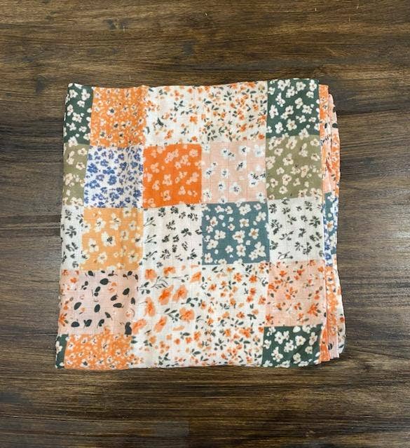 Floral Patchwork Swaddle