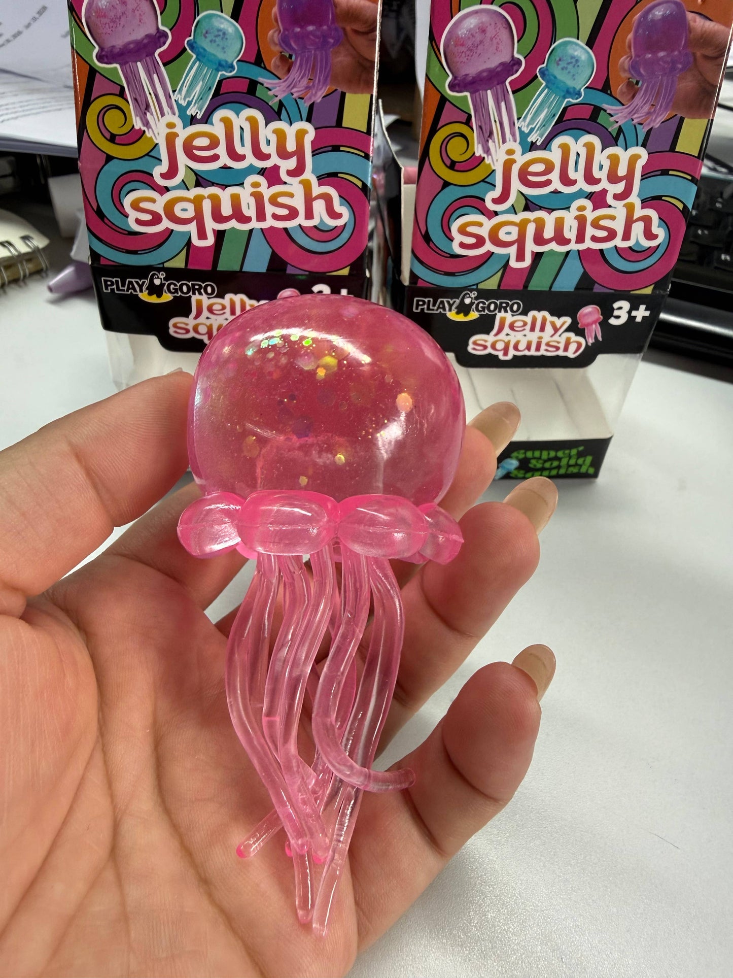 Glitter Jellyfish Squishy {Final Sale}