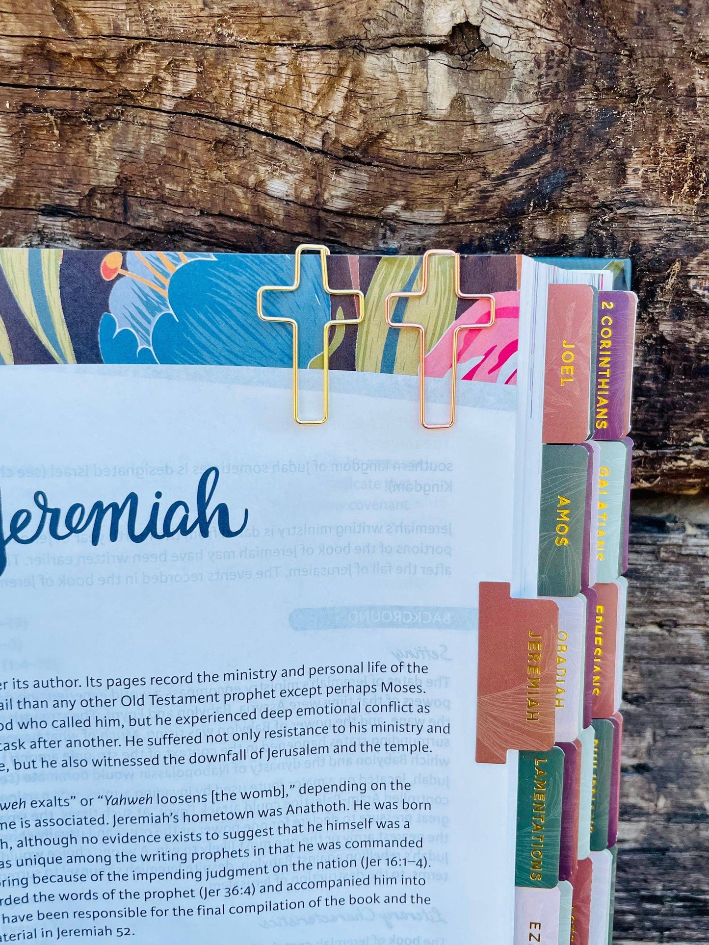 Mini Cross Bookmark Paperclips