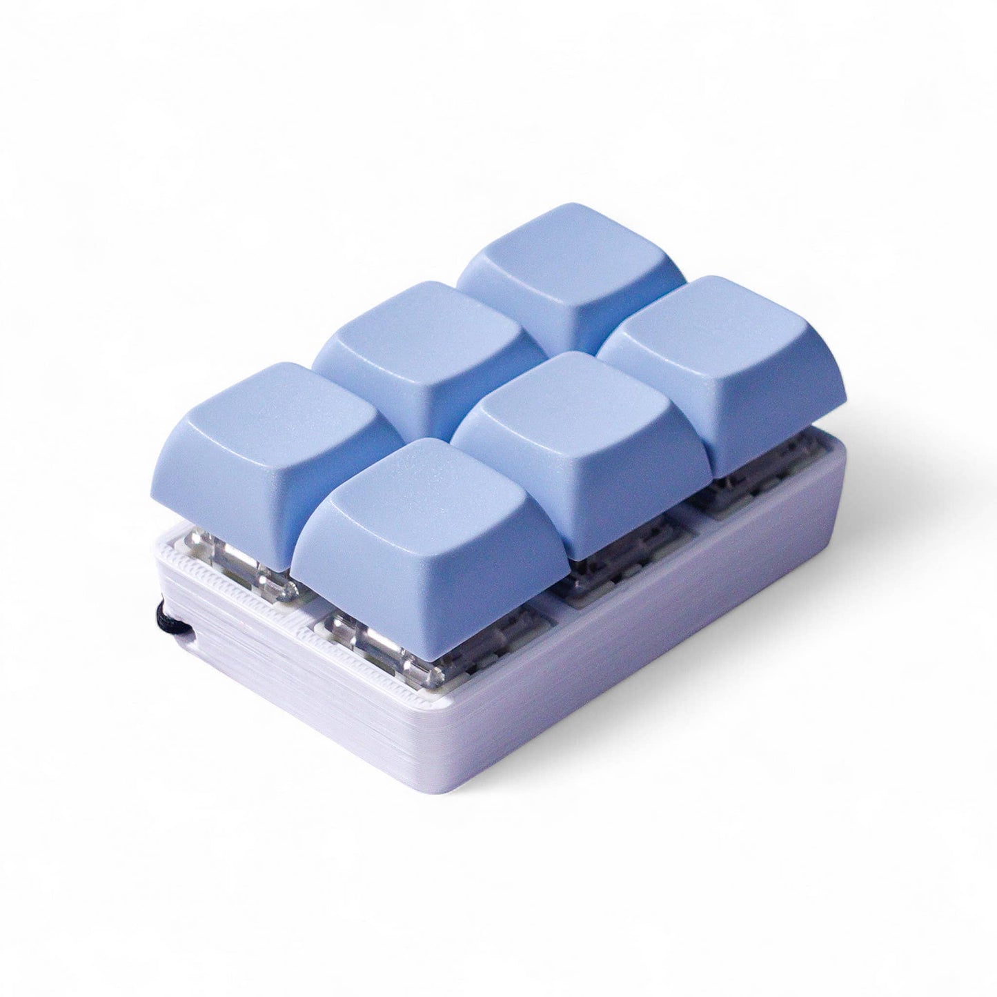 6 Key Keyboard Fidget Keychain