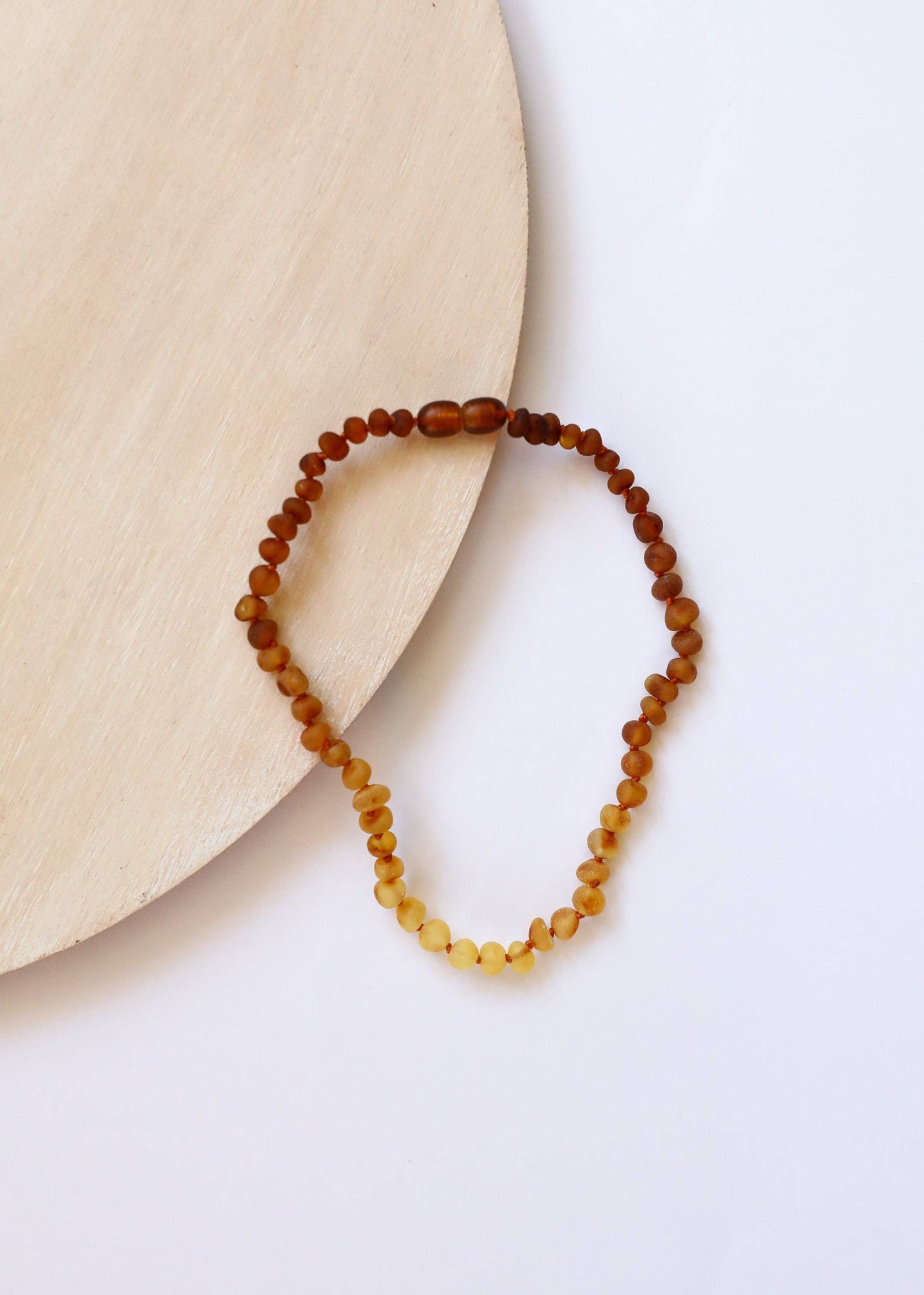 Raw Baltic Amber + Sunflower || Necklace