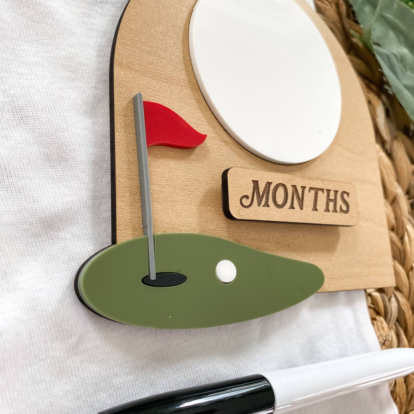 Monthly Milestone Golf Sign
