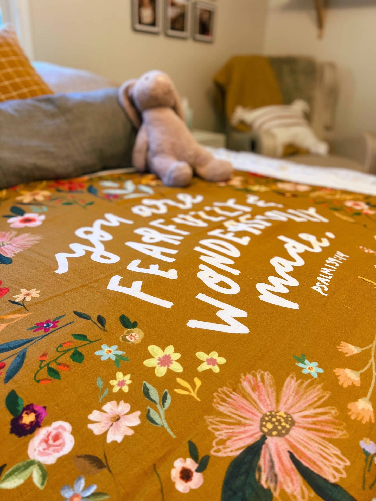 Wonderfully Made Bamboo Cotton Muslin 8 Layer Quilt