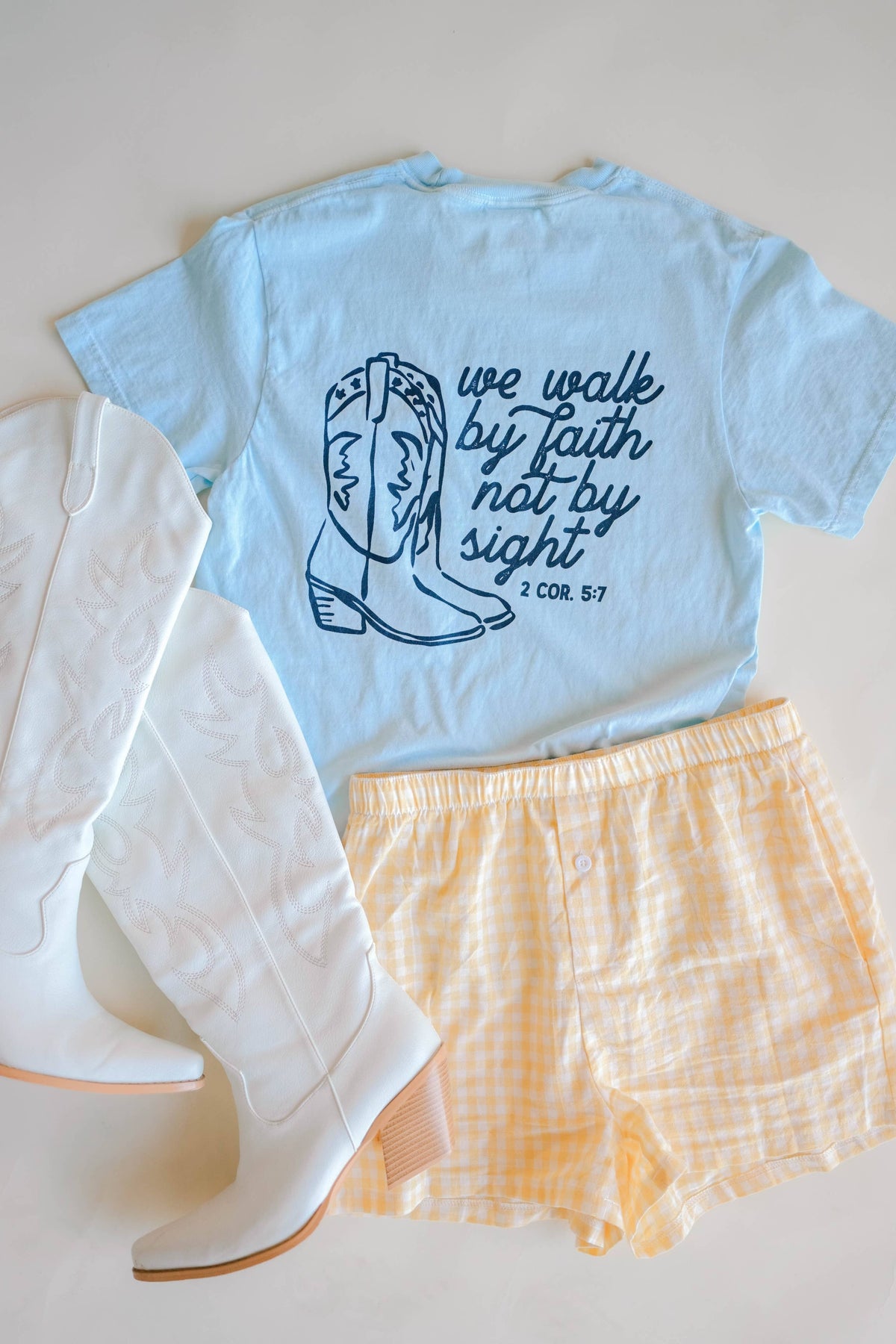 Walk By Faith Pocket Tee