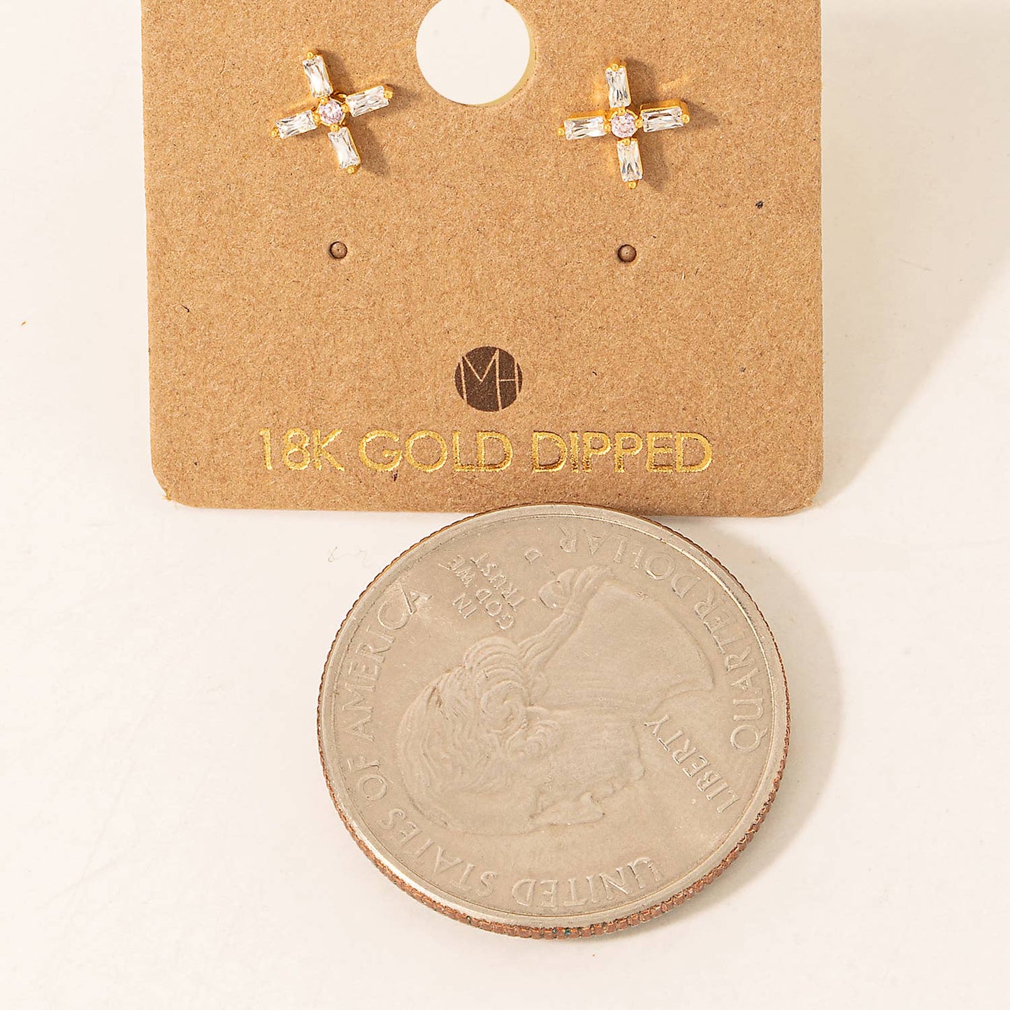 Mini Cross Stud Earrings