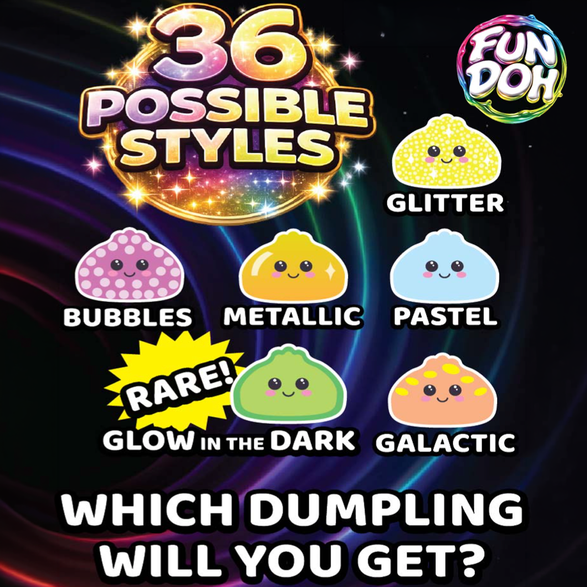 Fun Doh Mystery Dumpling Squishies {FINAL SALE}