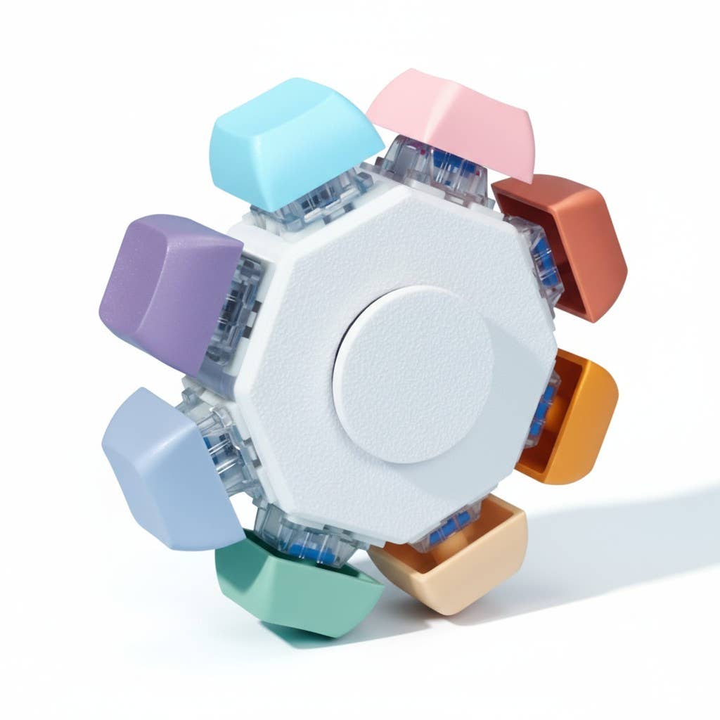 Keyboard Fidget Spinner