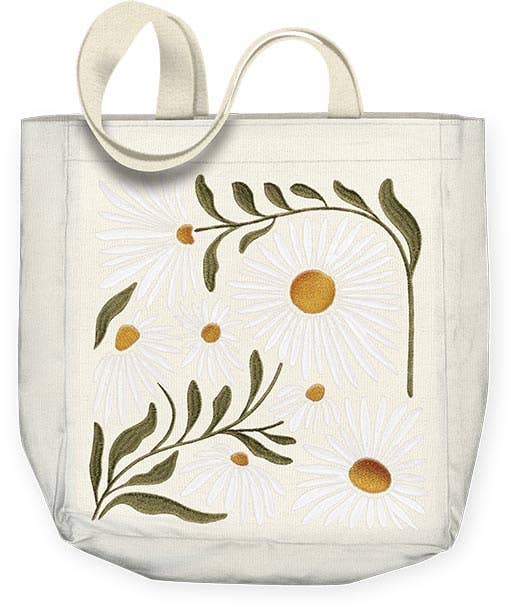 Tote Bag Flower Market Daisy