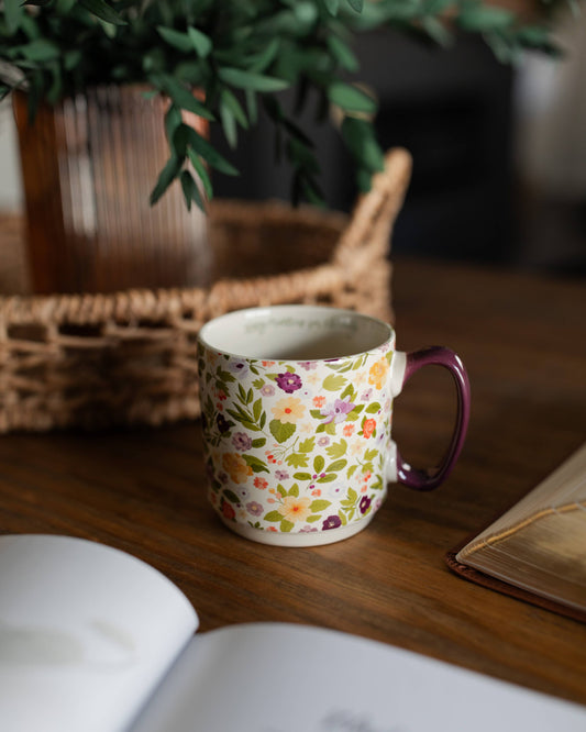 Magnolia Floral Mug
