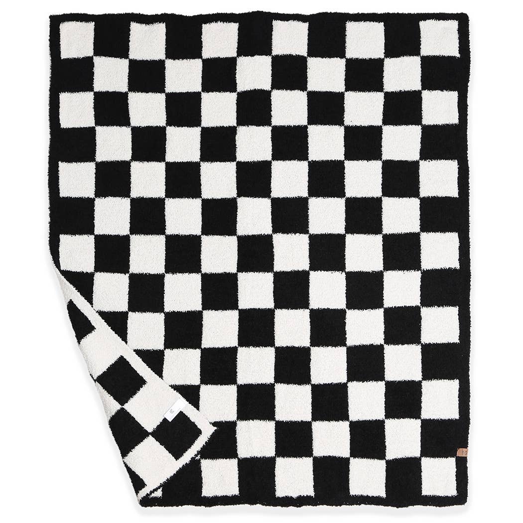 Kids Checkered Throw Blanket