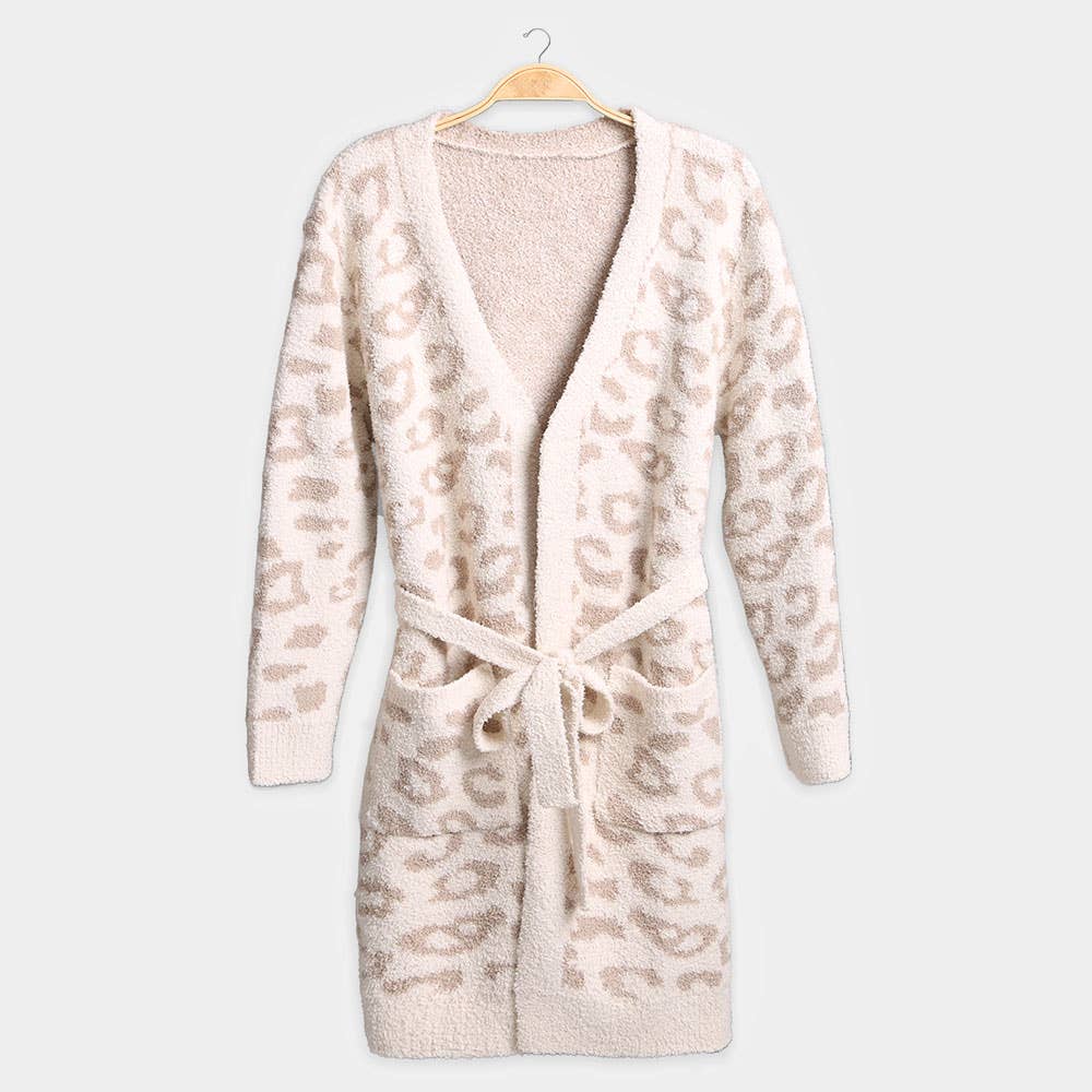 Leopard Patterned Cozy Robe