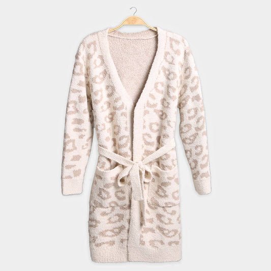 Leopard Patterned Cozy Robe