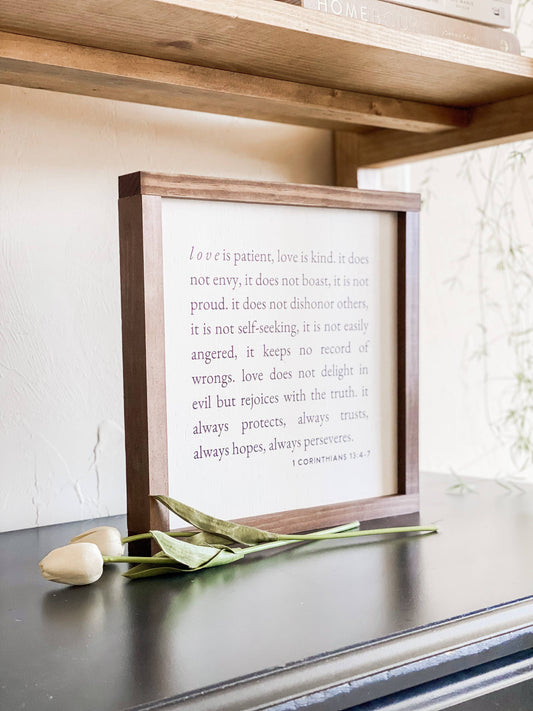 1 Corinthians 13 | Wall Art