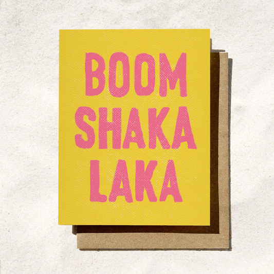 Boom Shaka Laka Card | Funny Congratulations Card | Grads