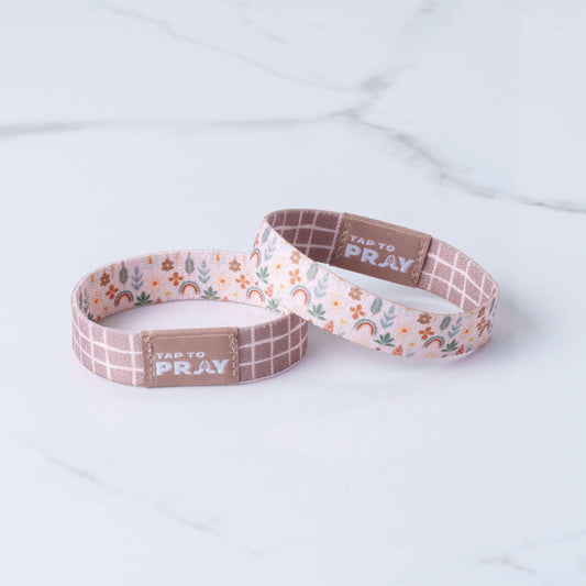Tap To Pray Wristbands: Prairie &  Plaid