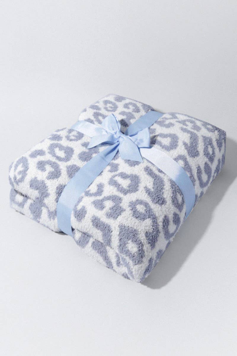 Leopard Print Throw Blanket