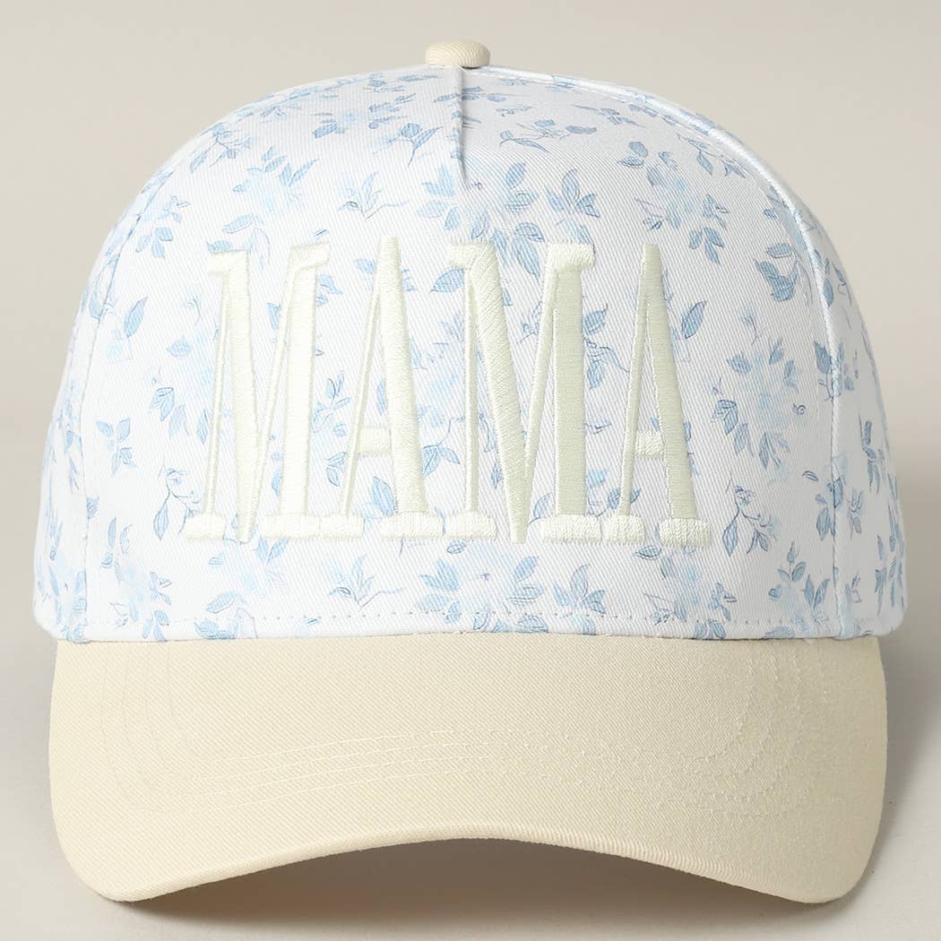 MAMA Floral Trucker Hat