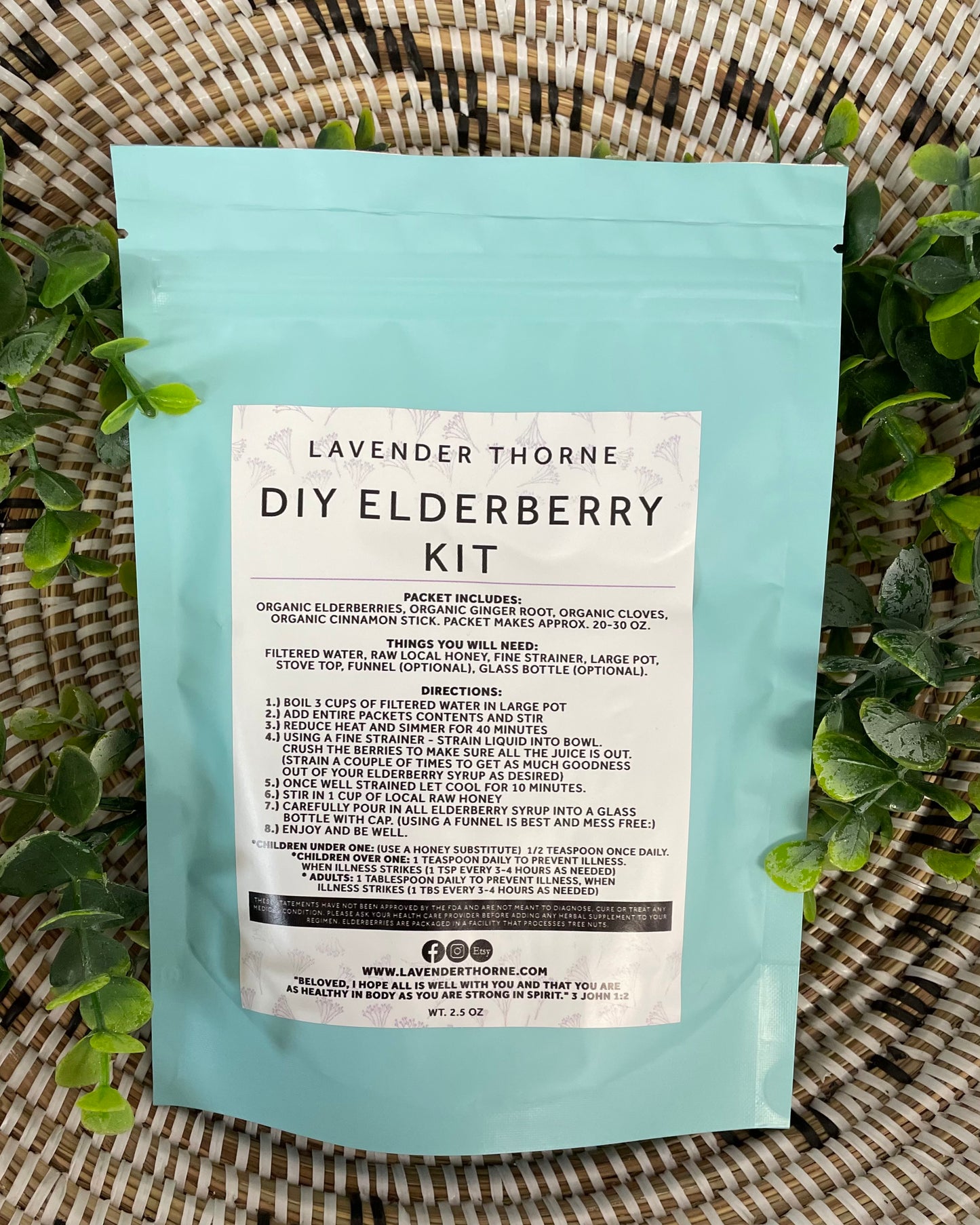 Lavender Thorne | DIY Elderberry Kit